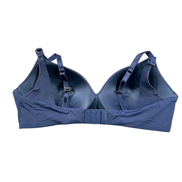 Auden Women's Sz 38C Nursing Bra Lightly Lined Wireless Two Way Straps Blue New - Picture 2 of 14